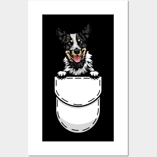 Funny Australian Cattle Dog Pocket Posters and Art